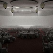 Qatar Conference Hall. 3D, Set Design, and Events project by Sara González Martín - 03.28.2017