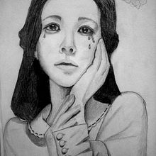 retrato Sympathy for Lady Vengeance. Traditional illustration project by Olivia - 03.18.2018