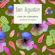 Café San Agustín de Colombia. Está inspirado en las faldas de las campesinas y recolectores de café de Colombia. Su colorido me recuerda el folclor de las montañas Andinas, la fiestas y su aroma.. Design project by Andrea Acevedo - 03.20.2018