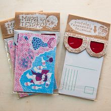 Autoedición: Mapa del tesoro. Traditional illustration, Paper Craft, and Screen Printing project by Enrique Molina - 03.20.2018