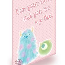 Prototipo Tarjeta San Valentín. Un progetto di Design, Character design, Illustrazione tradizionale e Packaging di Ainoa Flores - 14.02.2018