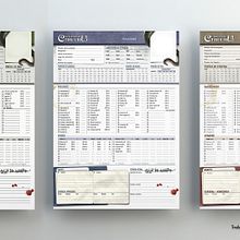 Rediseño de hojas de personaje para el juego de rol de la llamada de Cthulhu. . Un progetto di Design e Graphic design di Sr Véctor - 21.03.2018