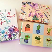 Mi Proyecto del curso: Técnicas de Encuadernación DIY. Un progetto di Artigianato, Calligrafia, Product design e Illustrazione tradizionale di Lori Artista - 21.03.2018