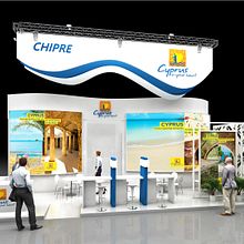 Diseño de stand Cyprus - Fitur 2018 - Madrid . % M. Mercedes Aramendia Ramos tarafından hazırlanan 3D, İç Mimarlık, Markalaşma ve Kimlik, Ola, Ve lar projesi - 03.22.2018