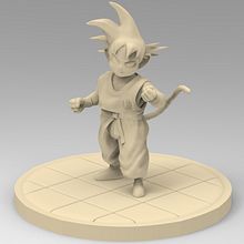 Goku. Un projet de 3D de Kevin Adrian Espinal Barrera - 23.03.2018