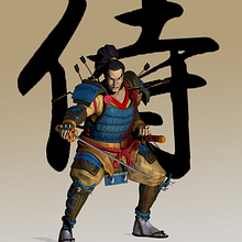 Lobezno samurai. Un projet de 3D de Kevin Adrian Espinal Barrera - 23.03.2018