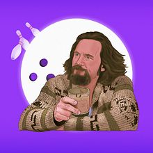 The Dude. Un projet de Design graphique, Illustration traditionnelle et Illustration numérique de Ferran Sirvent Diestre - 23.03.2018