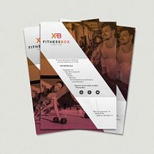 Fitness Box. Br, ing, Identit, Editorial Design, and Graphic Design project by Lorena Álvarez Montesinos - 03.23.2018