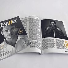 Revista "Neway". Editorial Design, and Motion Graphics project by Lorena Álvarez Montesinos - 03.23.2018