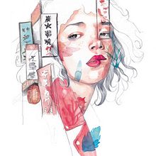 Mi Proyecto del curso: Retrato ilustrado en acuarela. Un proyecto de Ilustración tradicional de Amalia Torres - 23.03.2018