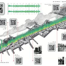 Cartografía Sonora - Estadísticas atmosféricas de un paseo sonoro.. Un proyecto de Bellas Artes y Diseño de la información de Javier Rojas - 30.03.2018