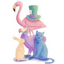 El zoo de Alicia. Traditional illustration project by Belén Rodríguez - 03.24.2018