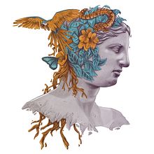 Venus y naturaleza . Projekt z dziedziny Trad, c i jna ilustracja użytkownika Omar Esneider Almario Bautista - 24.03.2018