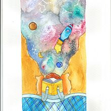 Pequeño Viajero. Traditional illustration project by Mauricio Serna - 03.24.2018