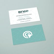 Tarjetas de visita - Bineo Consulting. Design project by Alberto Huete - 03.25.2018