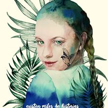 Aitana. Retrato ilustrado en acuarela. Projekt z dziedziny Trad, c i jna ilustracja użytkownika Llanos Part Jornet - 25.03.2018