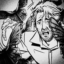 El Aviso - Storyboards. Un proyecto de Cine, Cine, vídeo, televisión e Ilustración tradicional de Pablo Buratti - 25.03.2018