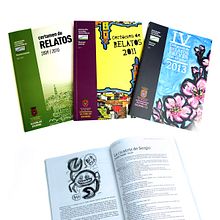 3 Libros: Certamen de Relatos. Alcublas. Valencia.. Editorial Design, and Traditional illustration project by Rosa Roselló Garrigó - 03.26.2011