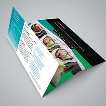 Tríptico Sushi La 5º Avenida. Un proyecto de Diseño editorial de Pablo Marcone - 27.03.2018