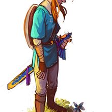 Bocetos Digitales - The Legend of Zelda. Traditional illustration project by Rebeca Orantes Mazariegos - 03.28.2018