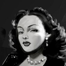Hedy Lamarr.. Un progetto di Illustrazione tradizionale di Josep Giró - 11.01.2018