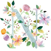 N flores. Traditional illustration project by Natalia Zeiguer - 03.28.2018