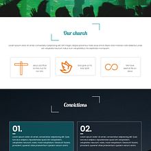 Sitio web - Iglesia cristiana protestante . Un progetto di Design, UX / UI, Web design e Web development di Roberto Angulo - 29.03.2018