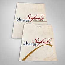 Tipografía Sinfónika für Klavier. Un projet de Design , Design graphique, T , et pographie de Rafael Ricardo Nieva De Palma - 29.03.2018