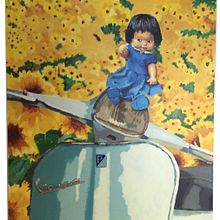 Cuadros (Muñecos). Street Art, Arts, Crafts, Fine Arts, Painting, Oil Painting, Acr, and lic Painting project by Kopy Rodriguez - 03.30.2018
