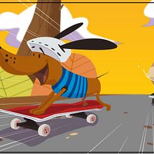 Backgroun Design for HAMPA STUDIO. Animação, Animação de personagens, Artes plásticas, Cinema, Vídeo e TV, Ilustração tradicional e Ilustração vetorial projeto de Daniel Zapata Viciana - 01.04.2018