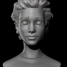 Traveling Girl. Un projet de 3D, Conception de personnages , et Sculpture de Bruno Oliveira - 02.04.2018