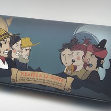 Boardgame: "Pirates a la costa". Design de personagens, Design de produtos, Design gráfico, Ilustração tradicional, Ilustração vetorial, e Design de videogames projeto de Bernat GL - 08.07.2017