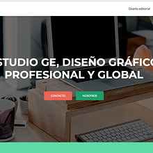 Esta es la web de mi empresa hecha en WordPress. Un progetto di Design, Branding, Brand identity, Design editoriale e Arte concettuale di Guillermo Salas Abad - 03.07.2018