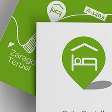 Diseño identidad corporativa para Albergue de Aliaga. Un projet de Design graphique et Infographie de Sonia San José Campos - 01.07.2014