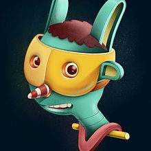 Faces. Ilustraciones digitales con Procreate. Un progetto di Illustrazione tradizionale di Óscar Lloréns - 03.04.2018