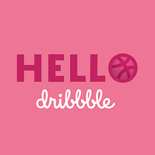 Hello Dribbble | First Shot. Un projet de Animation, Design , Motion design, T , et pographie de Jona Flores - 03.04.2018
