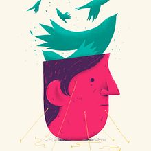 Free your mind. Fine Arts, Editorial Design, and Traditional illustration project by Fran Pulido - 04.04.2018