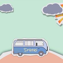 Spring tree. Un progetto di Animazione, Illustrazione vettoriale e Motion graphics di Sergio Cáceres - 31.03.2018