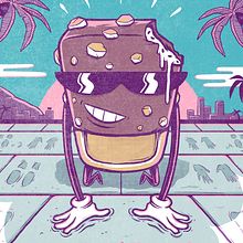 Paseo de la Fama - Maxibon. Character Design, Traditional illustration, and Advertising project by Buba Viedma - 08.10.2017