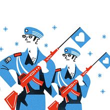The soliders - Ilustración Vectorial - . Design, and Vector Illustration project by Pistacho Studio - 04.05.2018
