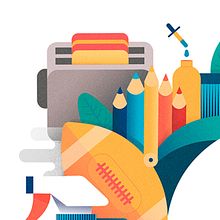 New Era Magazine. Projekt z dziedziny Trad, c i jna ilustracja użytkownika Casmic Lab - 06.04.2018