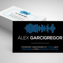 Imagen corporativa para Álex Garcigregor. Br, ing, Identit, Art Direction, and Design project by Cristina Coll Fernández - 10.23.2017