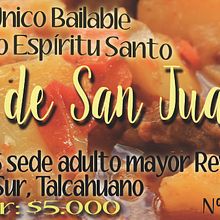 Entrada Bingo ''estofado de san Juan''. Un proyecto de Diseño gráfico de Constanza Camila Constanzo Vásquez - 06.04.2018