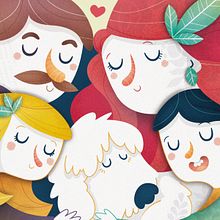 El Convivenciario. Cuentos con valor. Ilustración infantil. Traditional illustration project by Laura García Mañas - 09.12.2016