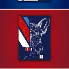 Cartelismo - Francia. Un proyecto de Diseño, Diseño gráfico e Ilustración tradicional de Betsy Suárez - 09.04.2018