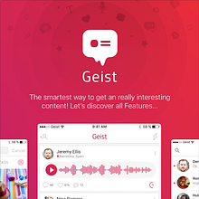 Geist Ein Projekt aus dem Bereich Produktdesign und UX / UI von Vlad Luzin - 19.09.2017