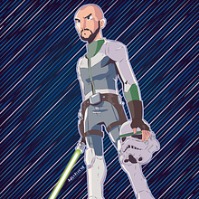 Avatar - Star Wars. Un projet de Illustration vectorielle de David Soria - 01.04.2018