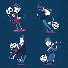JAZZ: Viento metal. Un progetto di Disegno, Design, Illustrazione tradizionale e Musica di Rodrigo López Godino - 21.11.2018