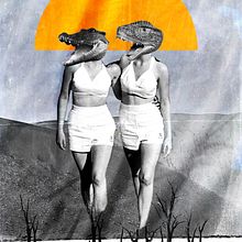 Chicas Cocodrilo. Collage, Traditional illustration, and Photo Retouching project by Pilar Santiño - 04.10.2018