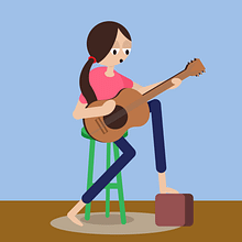 Daniela mi hija . Un progetto di Animazione di personaggi di Daniel Moon - 10.04.2018